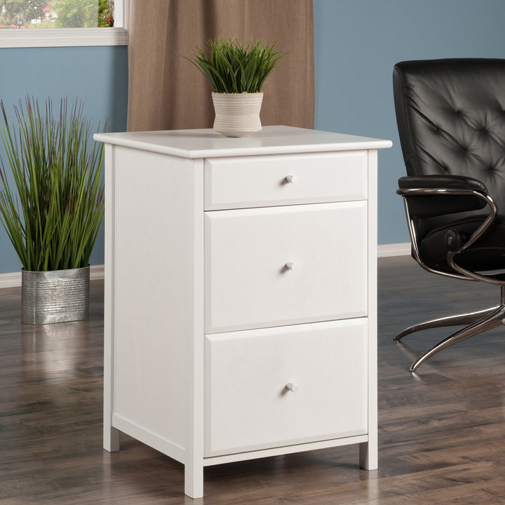 Delta Home Office File Cabinet, White