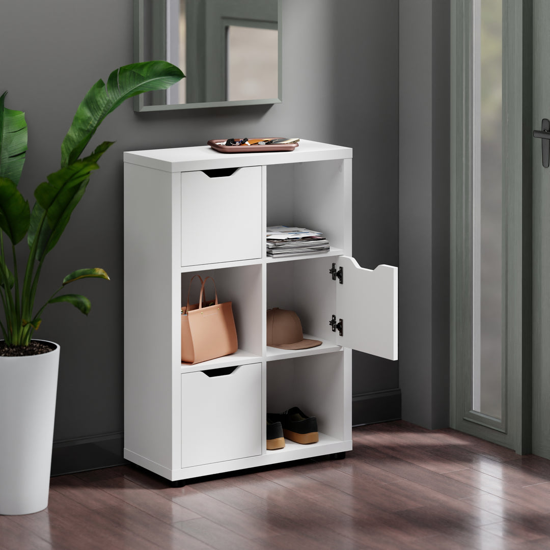 Julian 3x2 Storage Cabinet, White