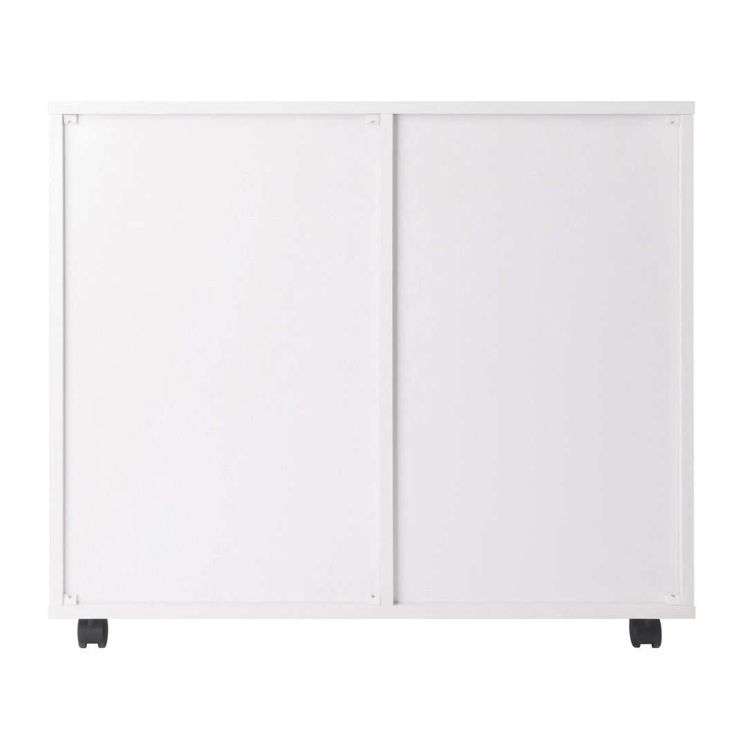 Halifax Wide Storage Cabinet, 2-Drawer, Filing Cabinet, White