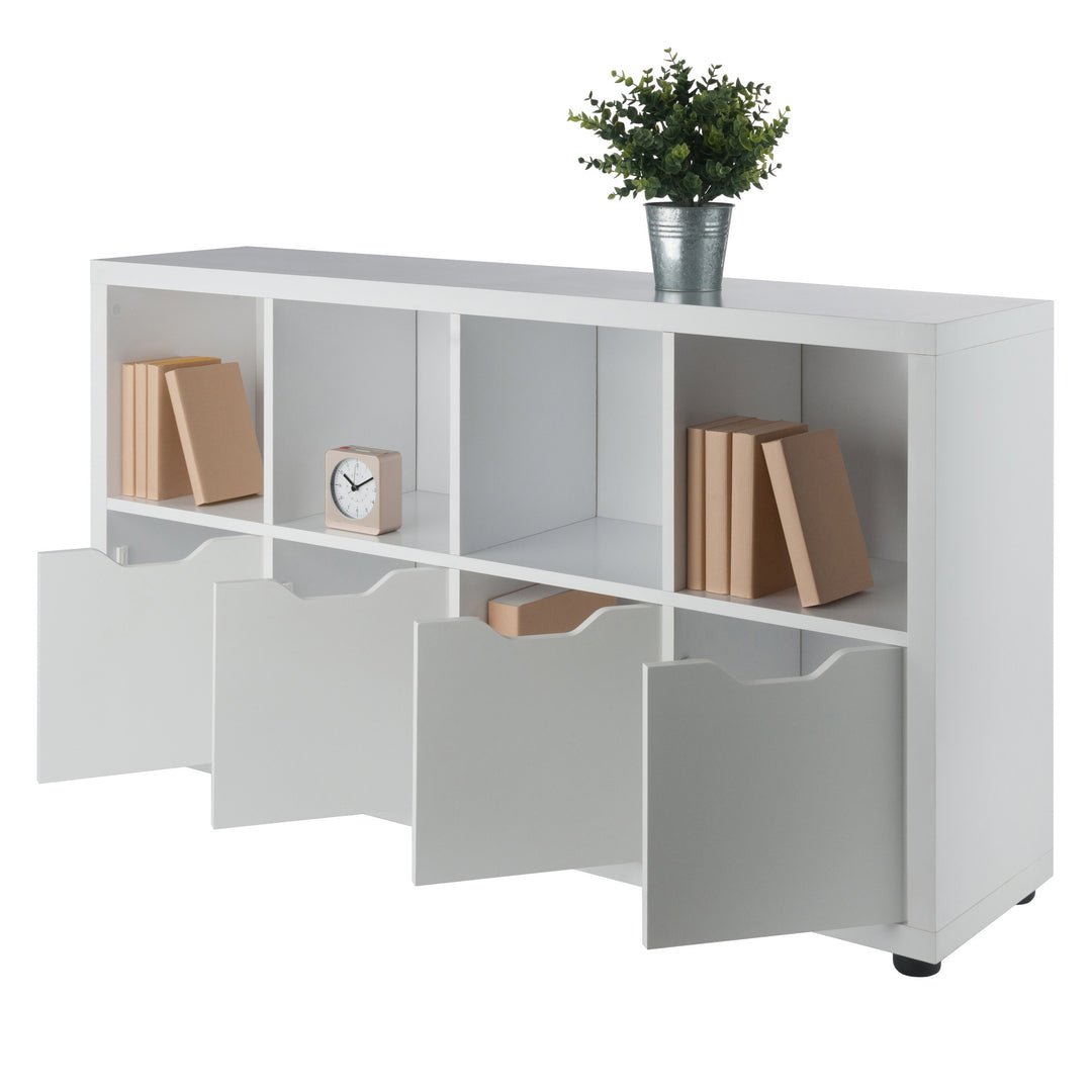 Julian 2x4 Storage Cabinet, White