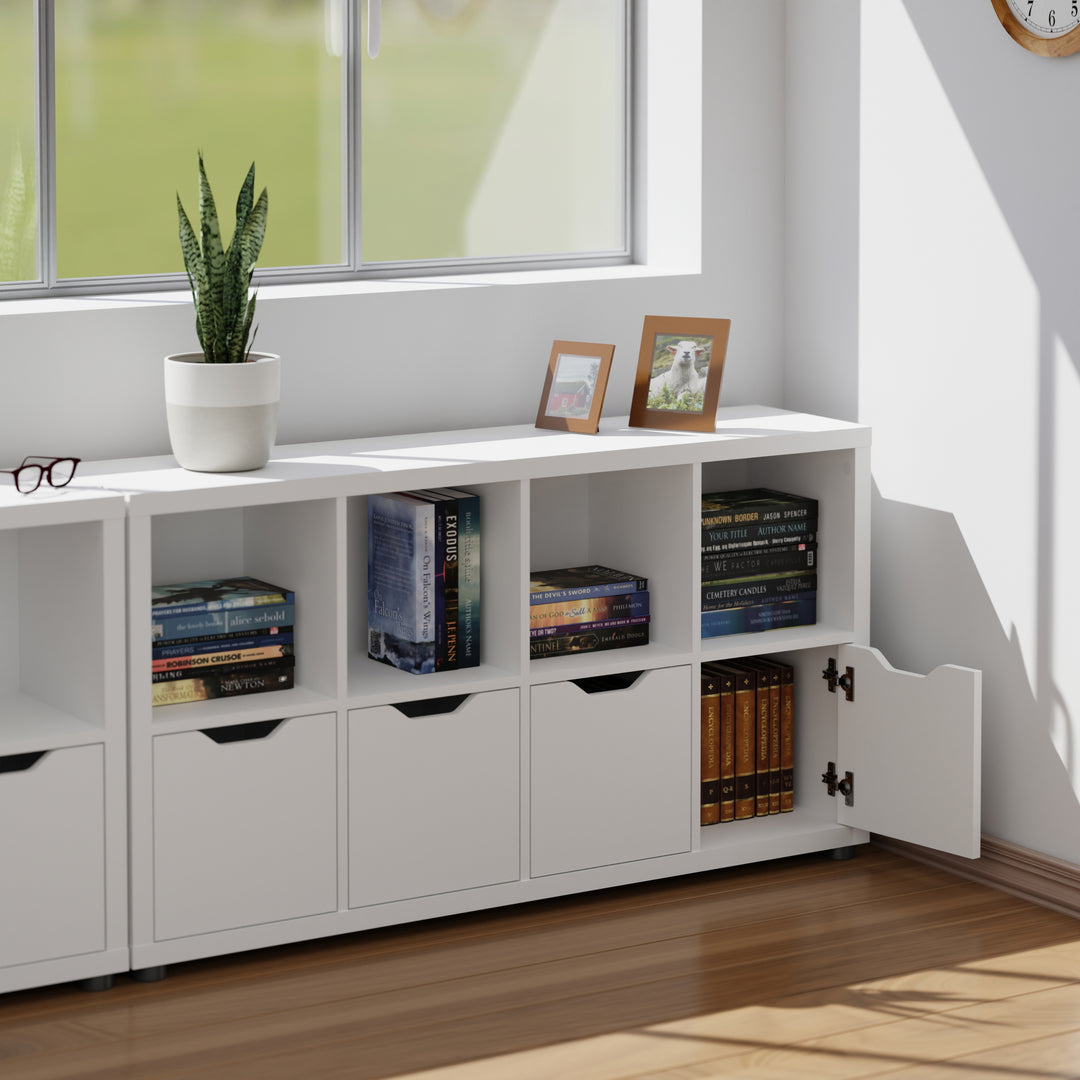 Julian 2x4 Storage Cabinet, White