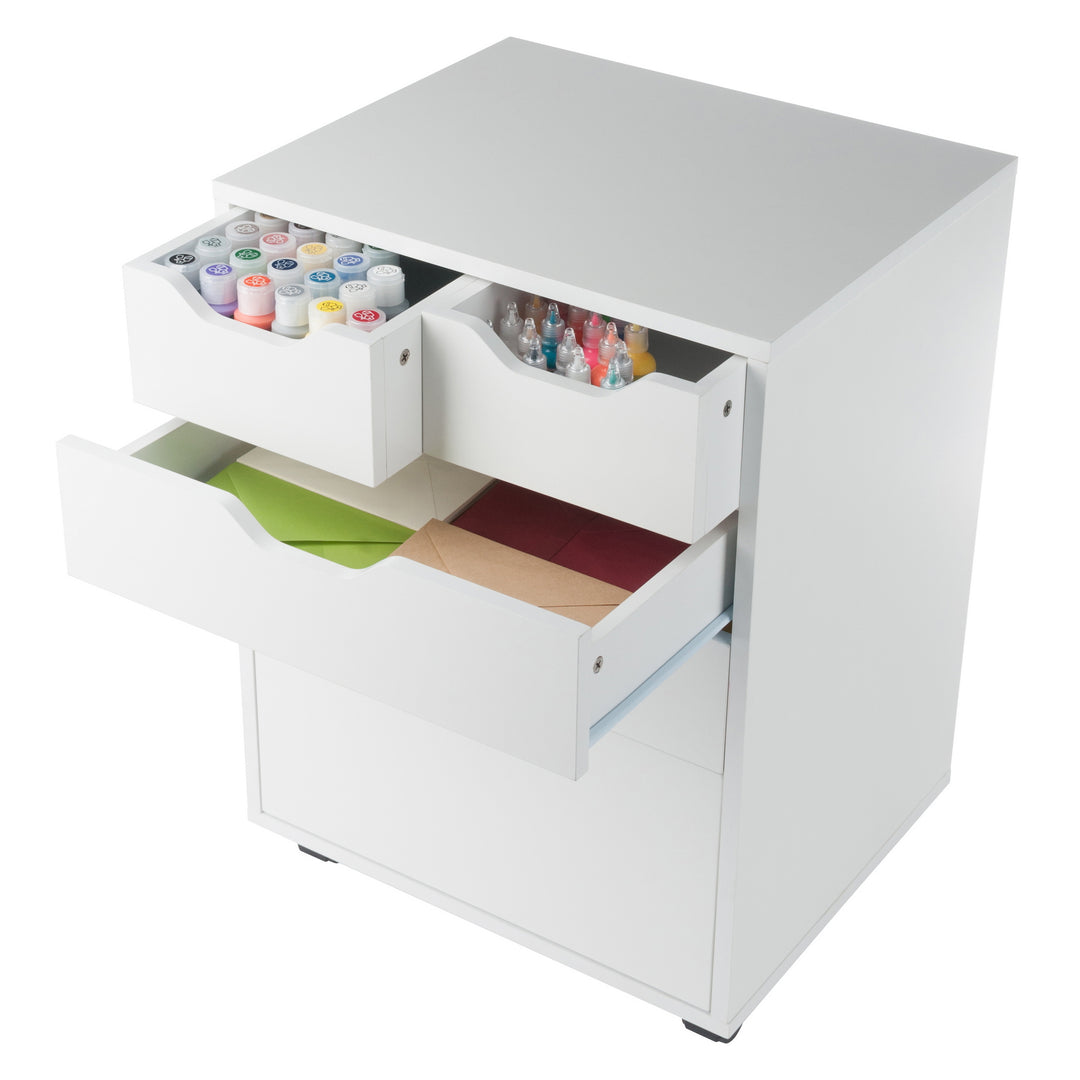 Halifax Storage Cabinet, White Finish