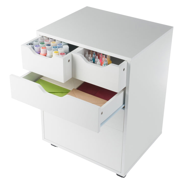 Halifax Storage Cabinet, White Finish