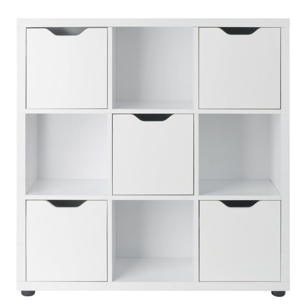 Julian 3x3 Storage Cabinet, White