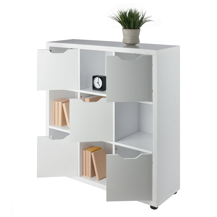 Julian 3x3 Storage Cabinet, White