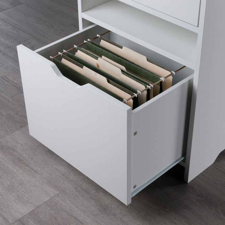 Nova Filing Storage Cabinet, White