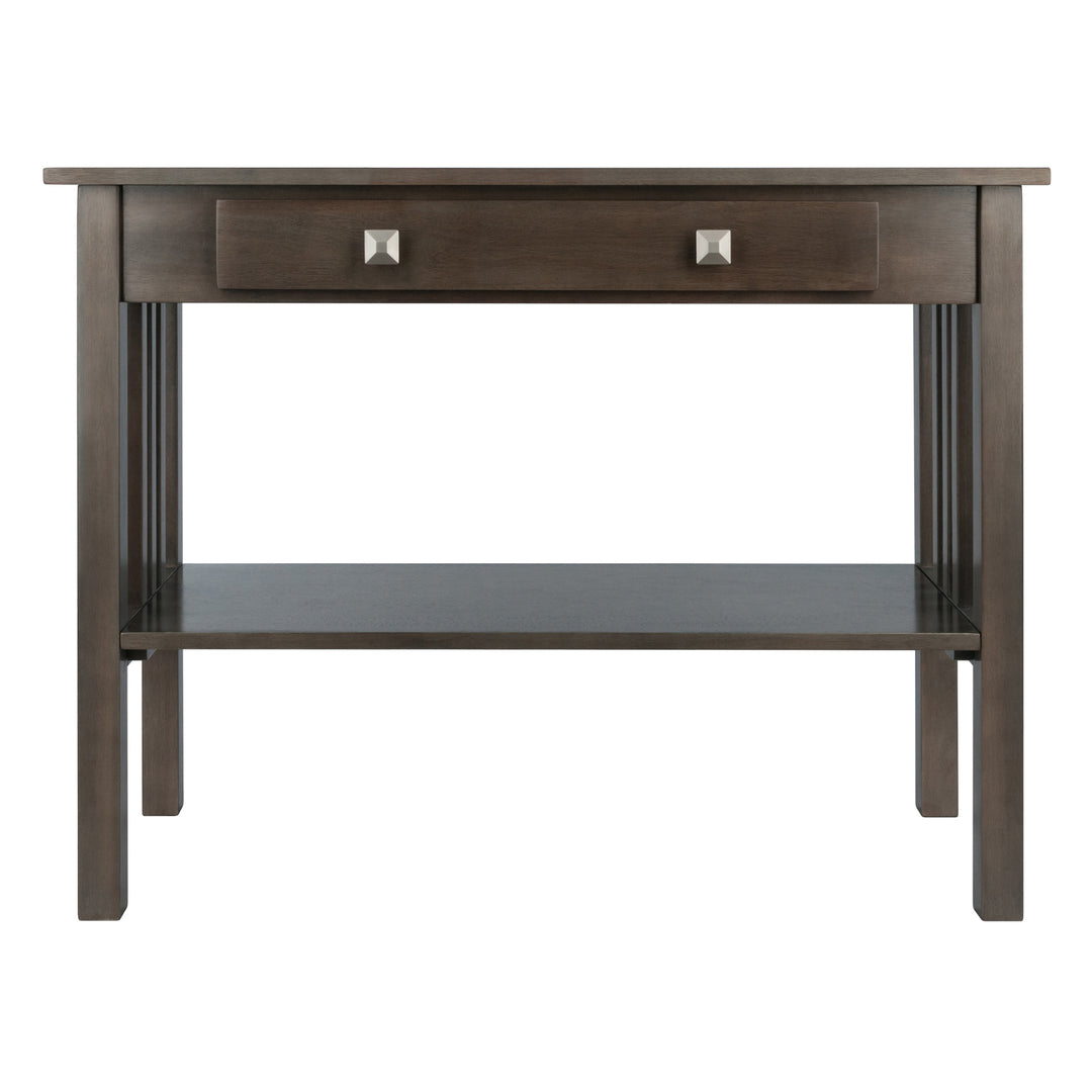 Stafford Console Hall Table, Oyster Gray