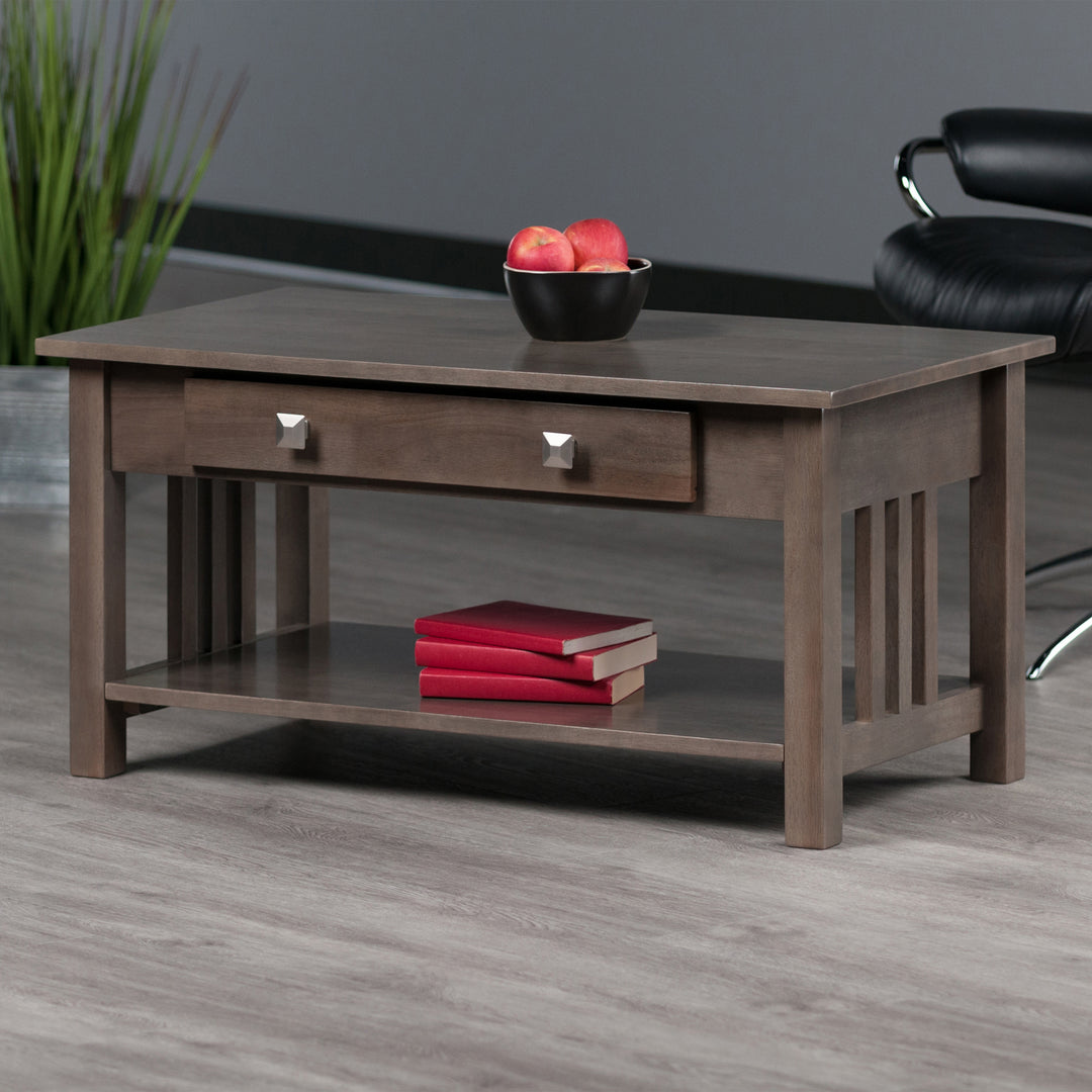 Stafford Coffee Table, Oyster Gray