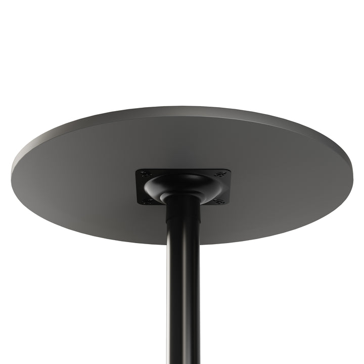 Tarah Pub Table, Black and Slate Gray