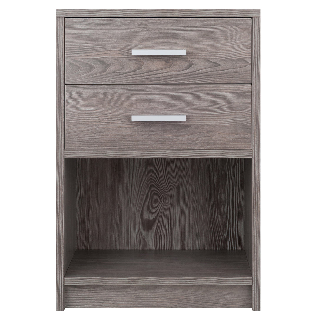 Molina Accent Table, Nightstand, Ash Gray