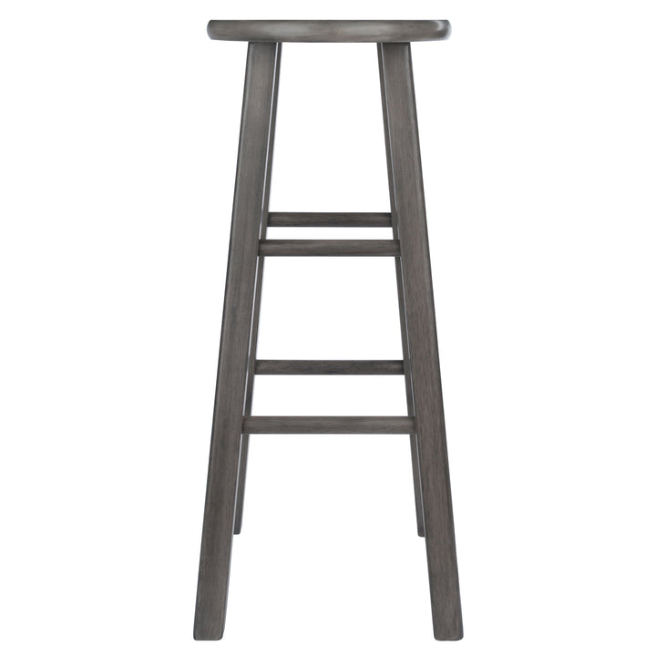 Ivy Square Leg Bar Stool, Rustic Gray