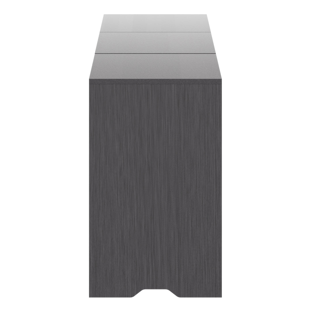 Nova 3-Pc Storage Cabinet Set, Charcoal