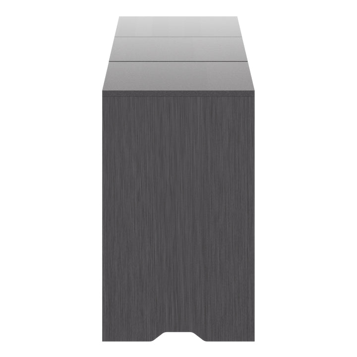 Nova 3-Pc Storage Cabinet Set, Charcoal