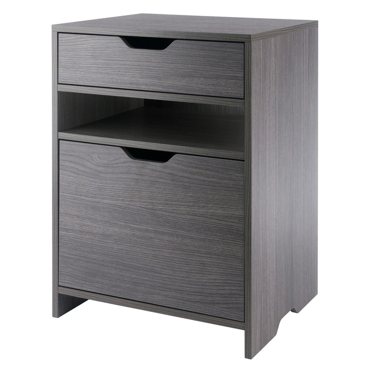 Nova Filing Storage Cabinet, Charcoal 