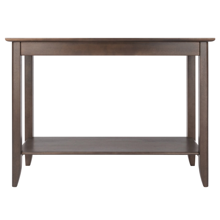 Santino Console Hall Table, Oyster Gray