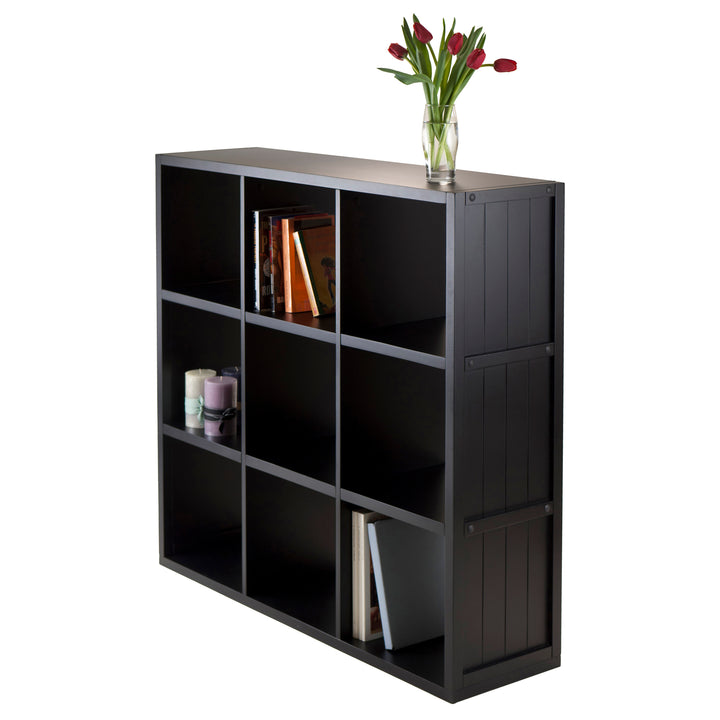 Timothy 3x3 Storage Cube Shelf, Black