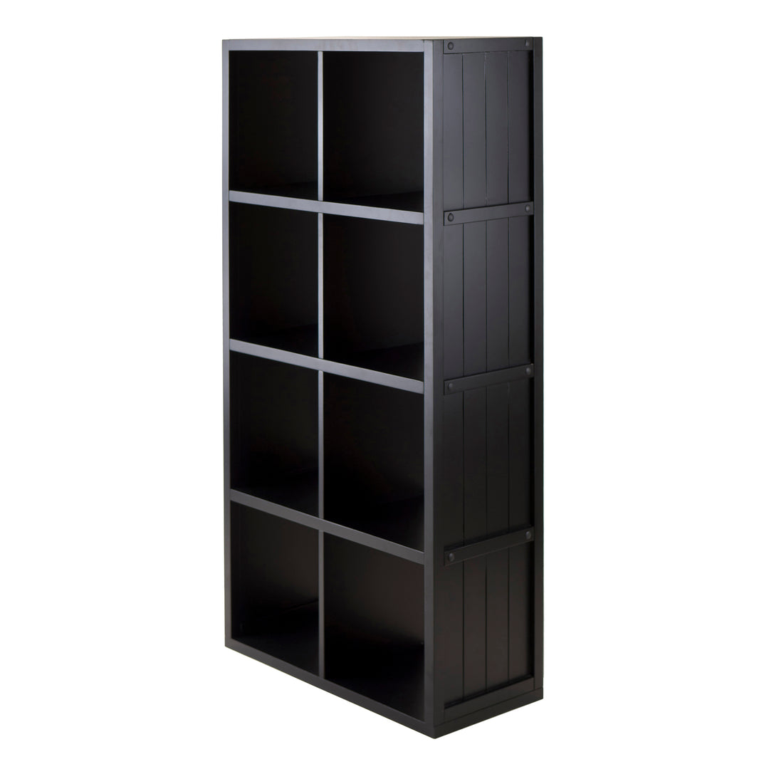 Timothy 4x2 Storage Cube Shelf, Black