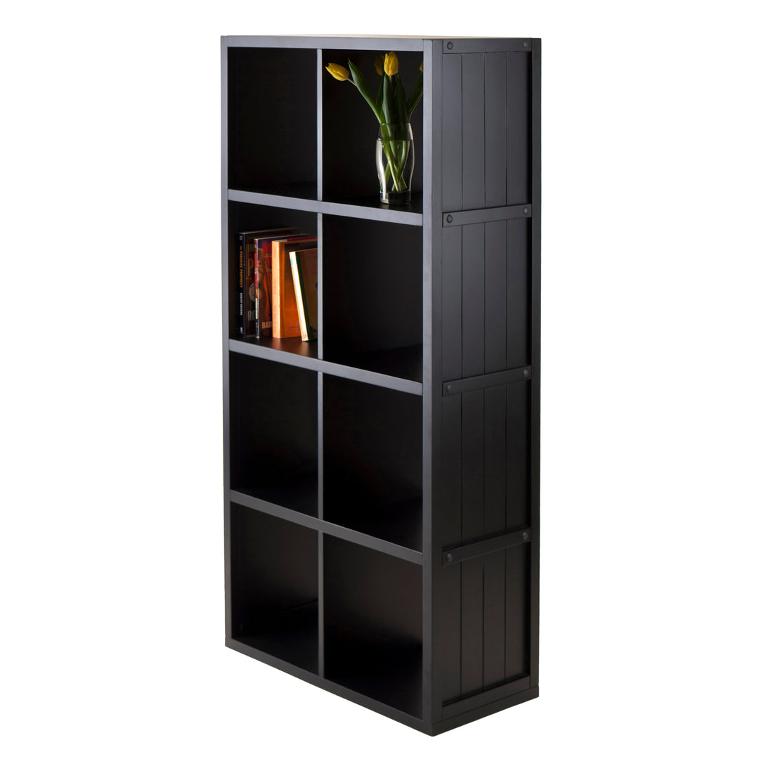 Timothy 4x2 Storage Cube Shelf, Black