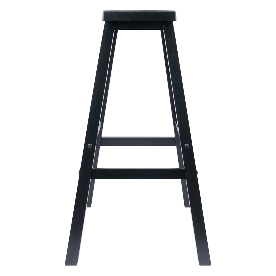 Satori Saddle Seat Bar Stool, Black