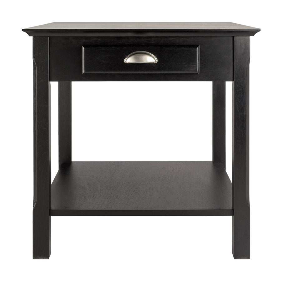 Timber Accent Table, Black