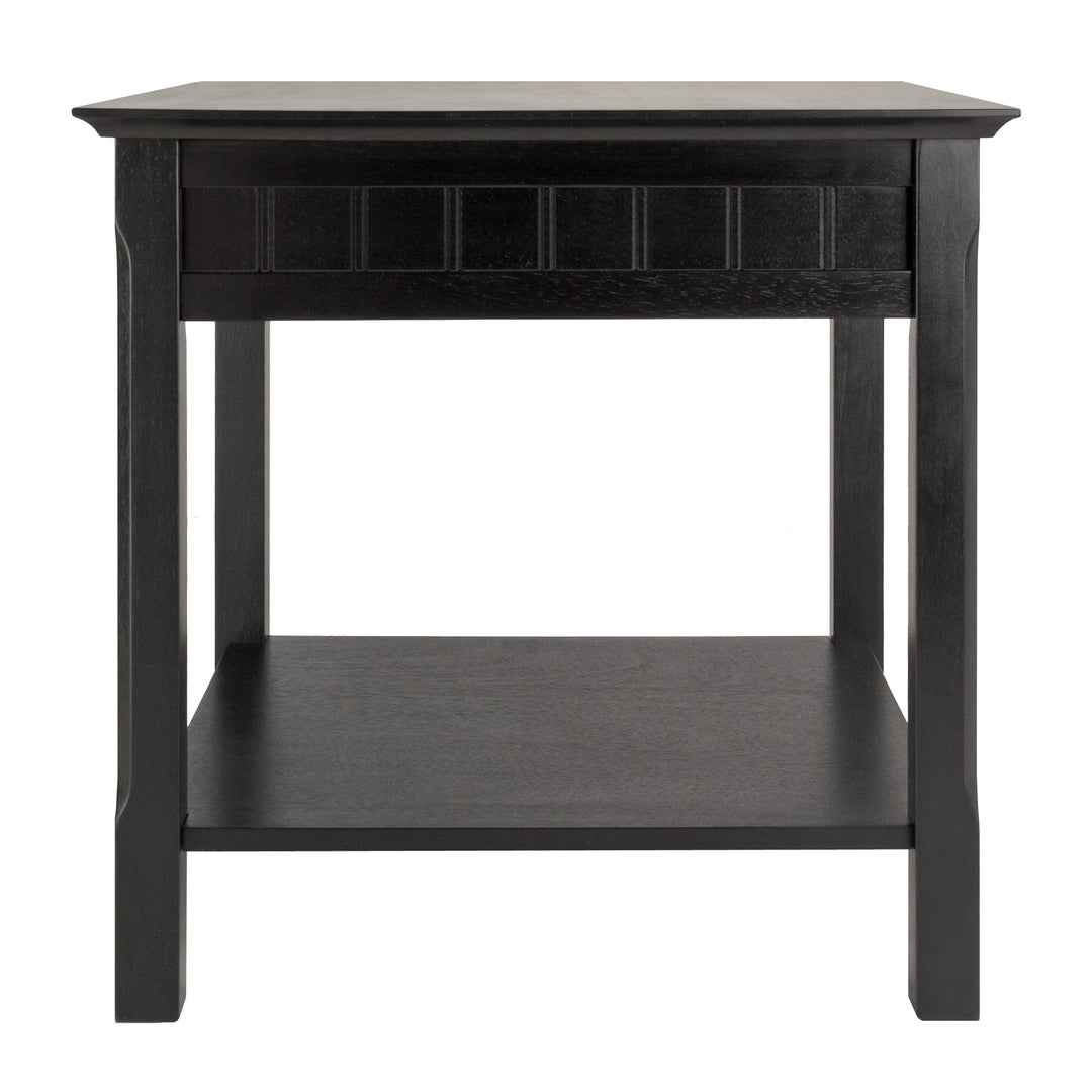 Timber Accent Table, Black