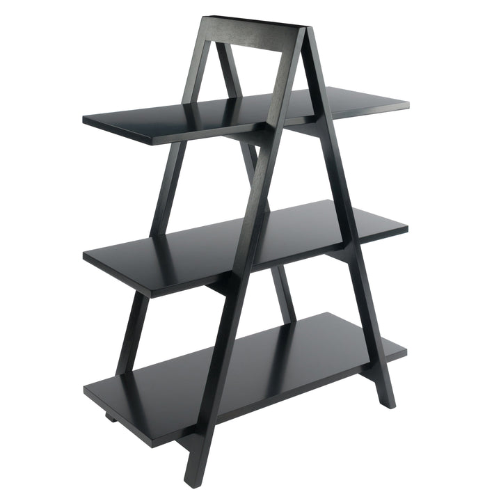 Aaron 3-Tier A-Frame Shelf, Black