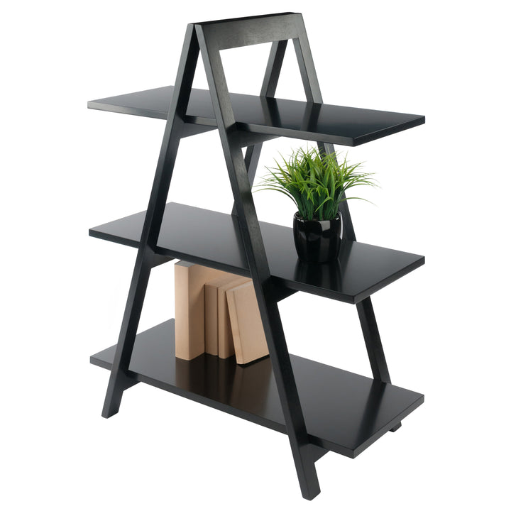 Aaron 3-Tier A-Frame Shelf, Black