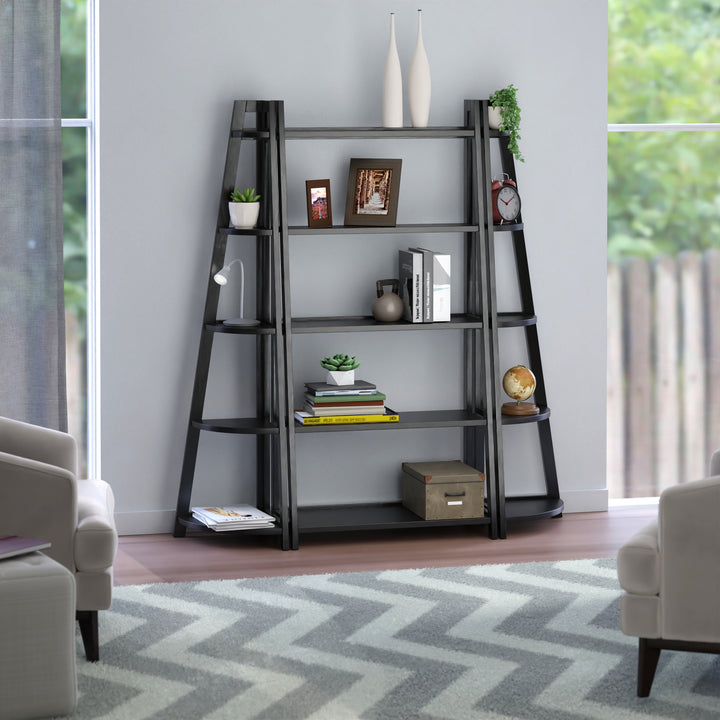 Adam 3-Pc Shelving Set, Black