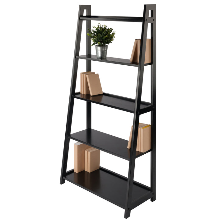 Adam 5-Tier A-Frame Shelf, Black