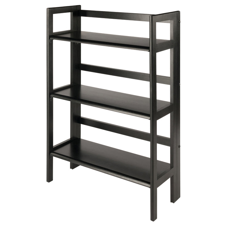 Terry 3-Tier Foldable Shelf, Stackable, Black 