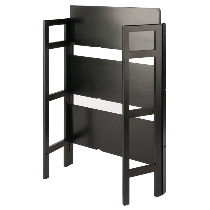 Terry 3-Tier Foldable Shelf, Stackable, Black