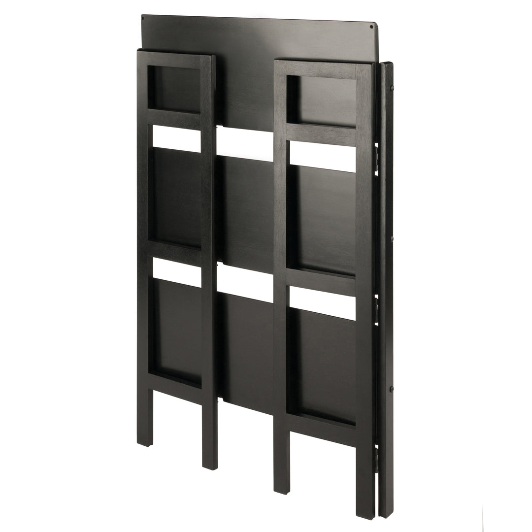 Terry 3-Tier Foldable Shelf, Stackable, Black