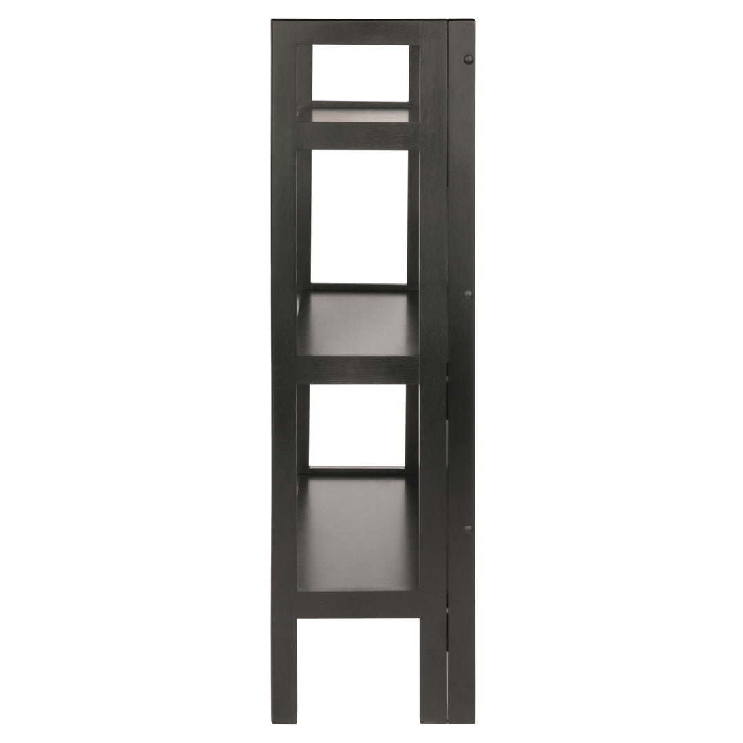 Terry 3-Tier Foldable Shelf, Stackable, Black