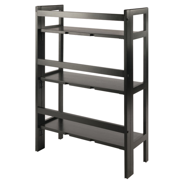 Terry 3-Tier Foldable Shelf, Stackable, Black