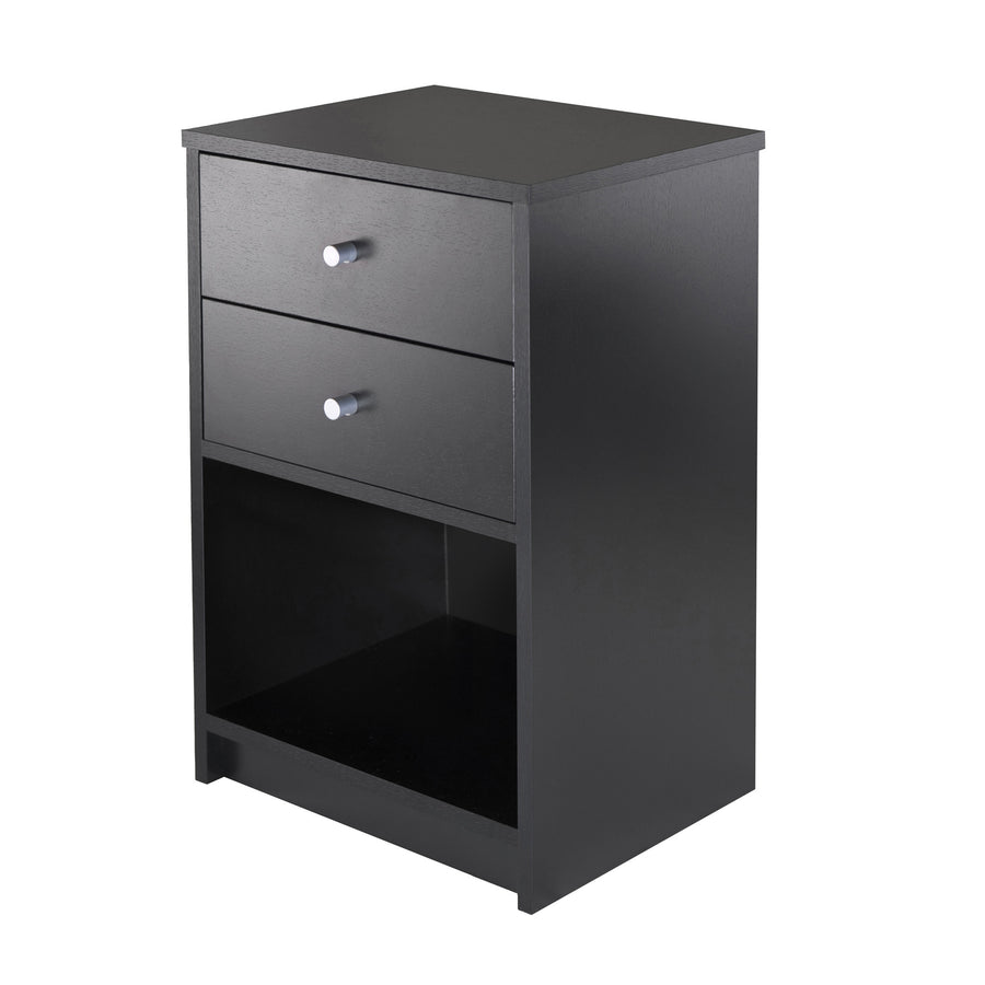 Ava Accent Table, Nightstand, Black