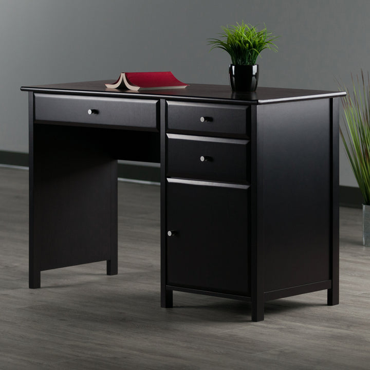 Delta Home Office Writing Desk, Black