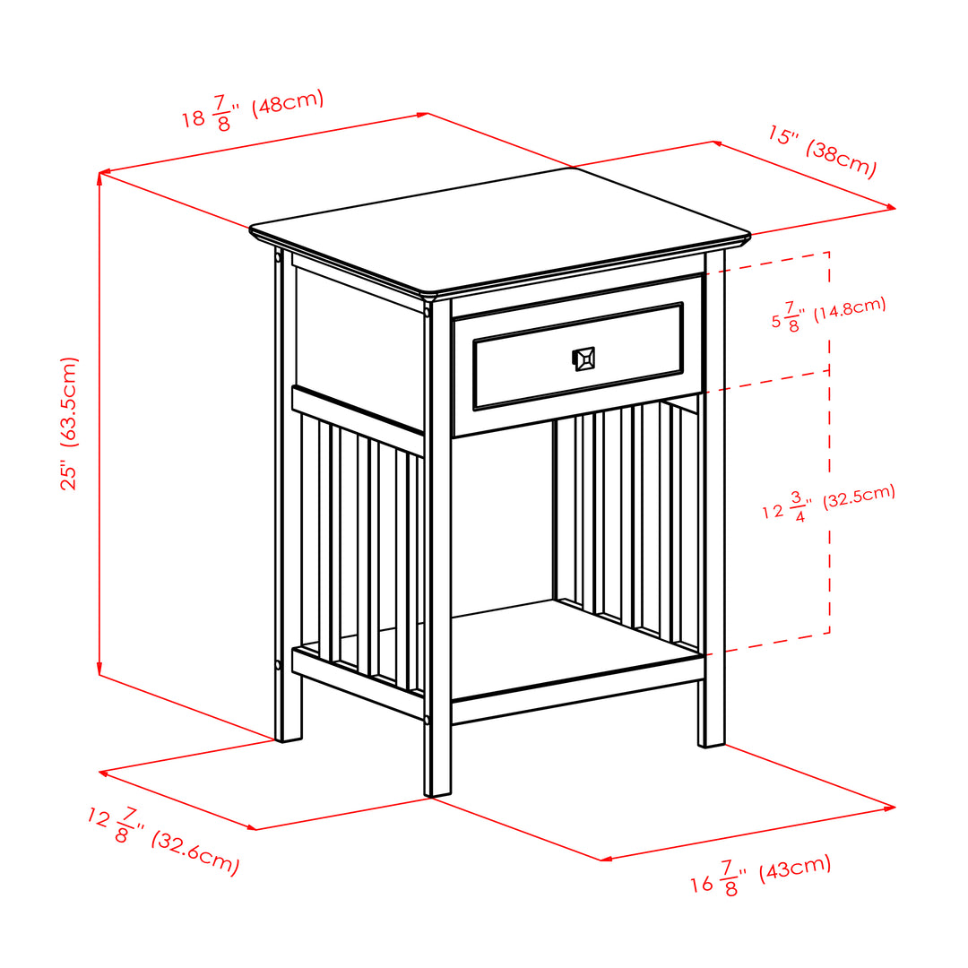 Marcel Accent Table, Nightstand, Coffee