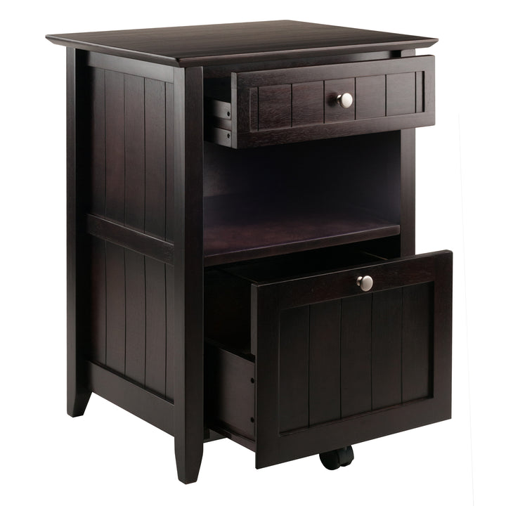 Burke Home Office File Cabinet, Coffee