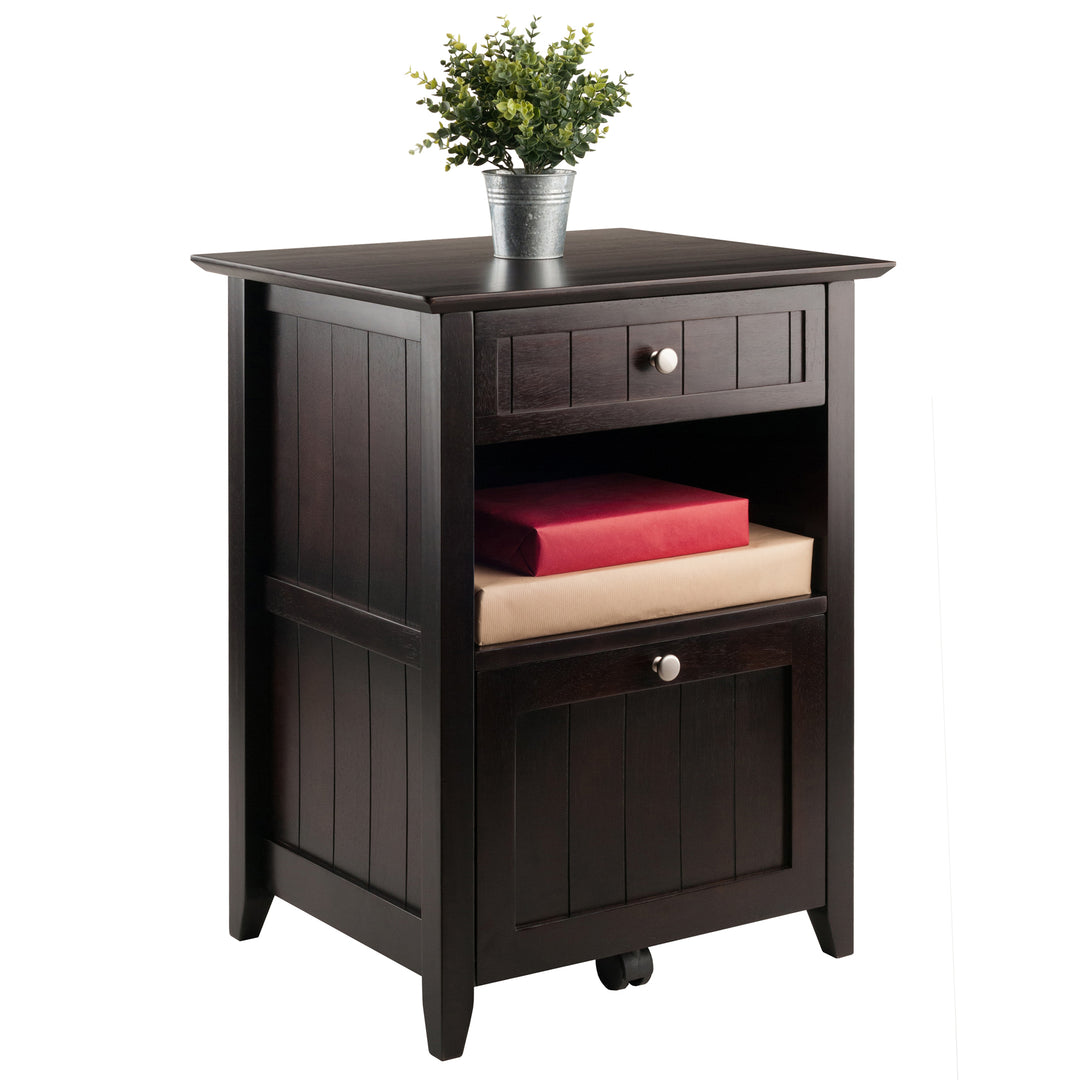 Burke Home Office File Cabinet, Coffee