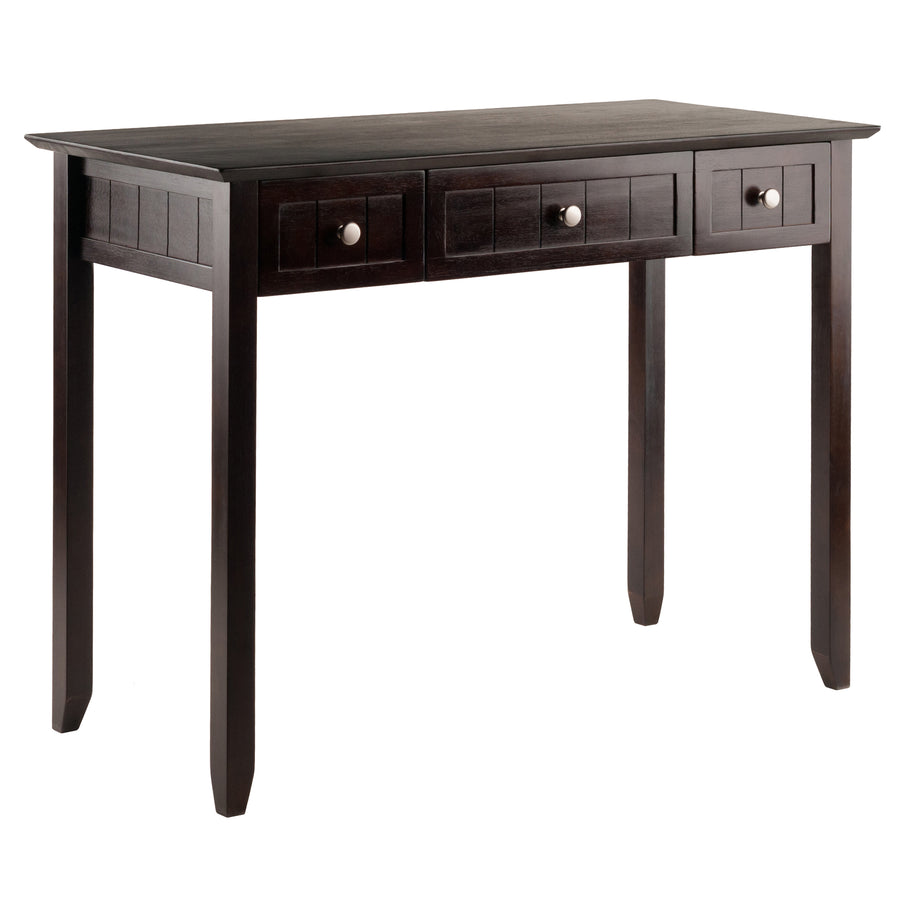 Burke Home Office Writing Desk, Coffee 