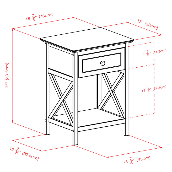 Xylia Accent Table, Nightstand, Coffee