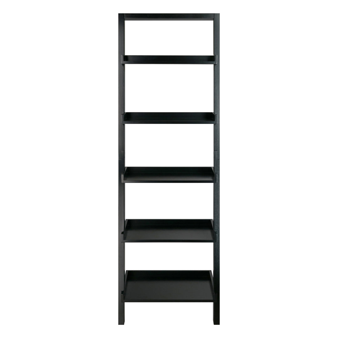 Bellamy 5-Tier Leaning Shelf, Black