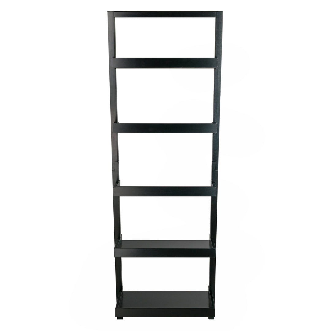 Bellamy 5-Tier Leaning Shelf, Black