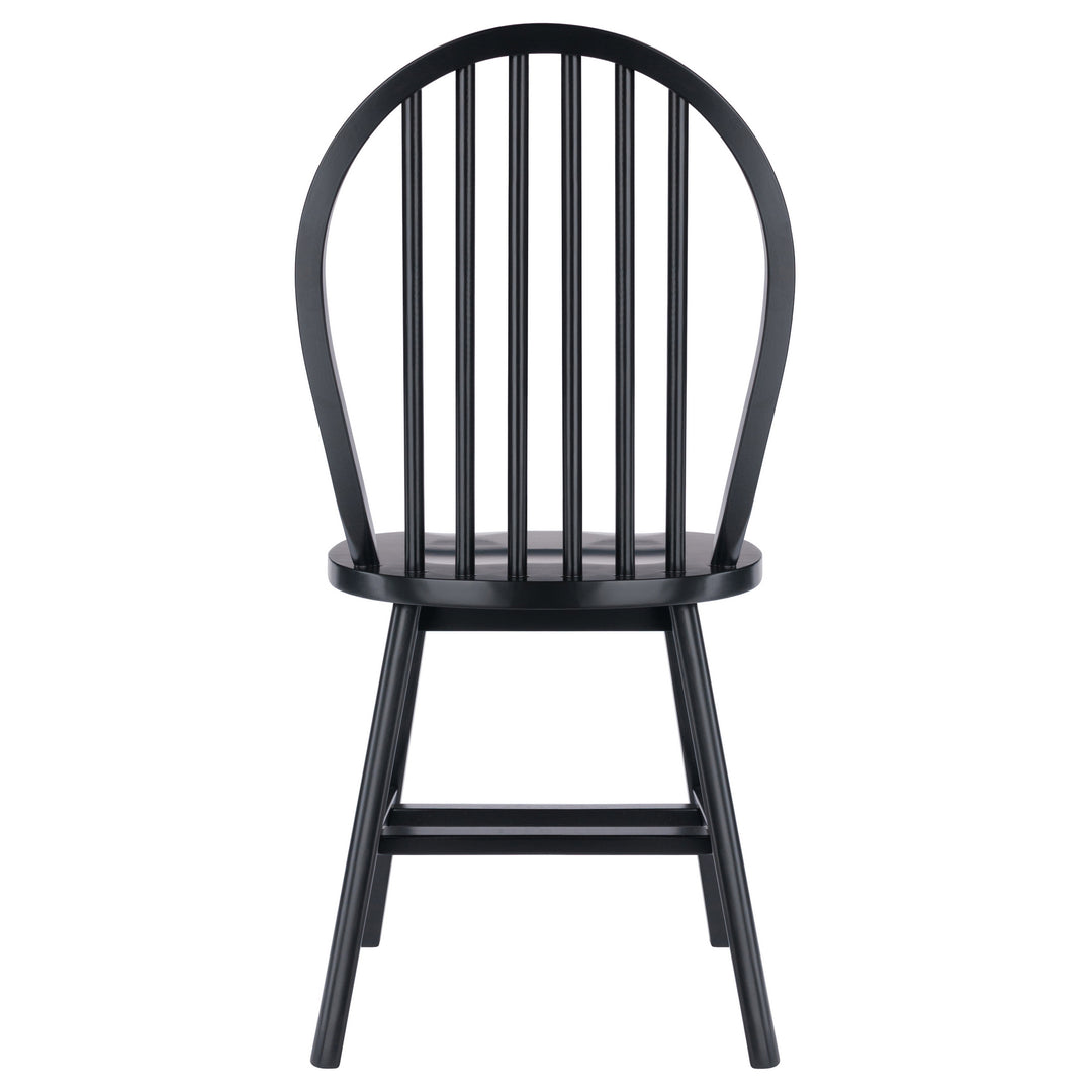 Windsor 2-Pc Chair Set, Black