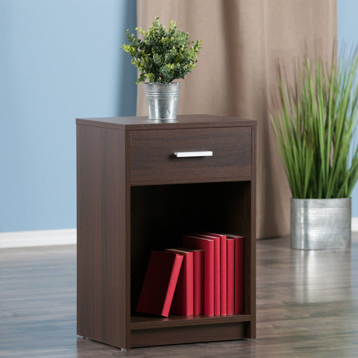 Rennick Accent Table, Nightstand, Cocoa