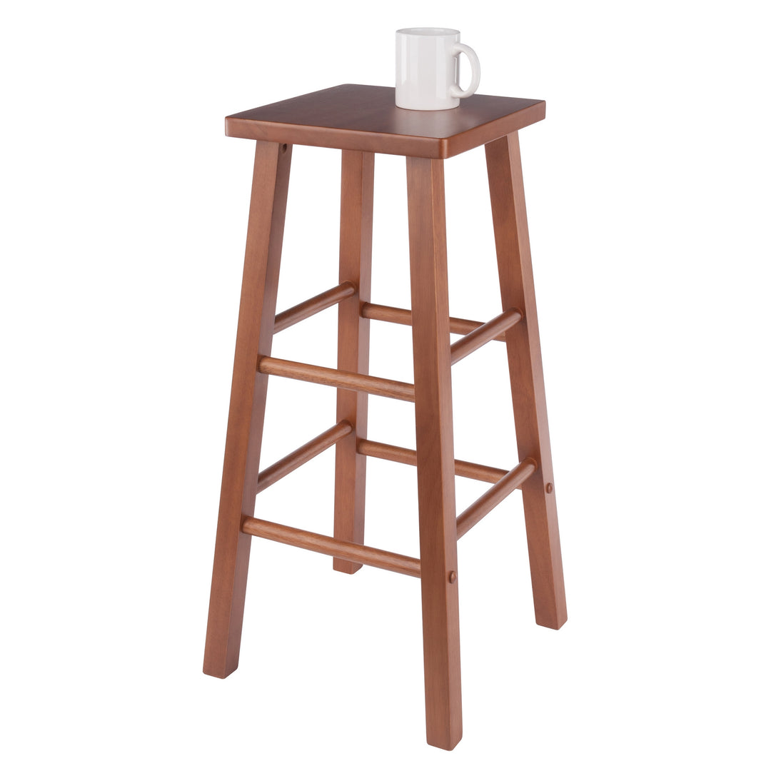 Carrick Bar Stool, Teak Finish