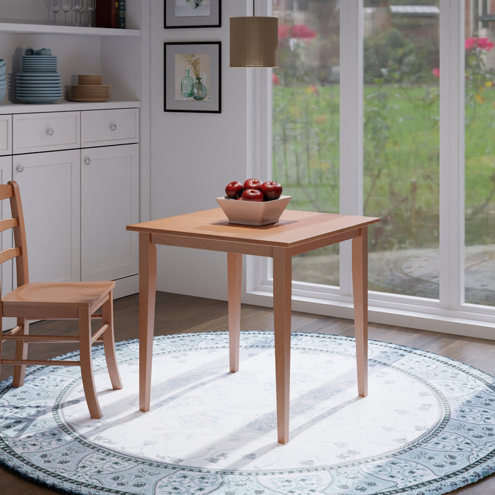 Groveland Square Dining Table, Light Oak