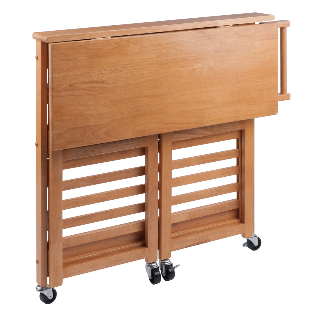 Radley Kitchen Cart, Foldable, Light Oak