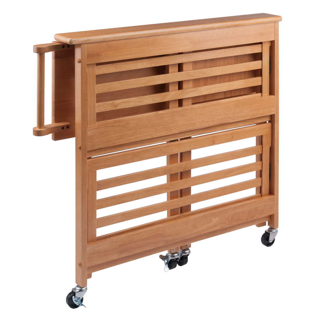 Radley Kitchen Cart, Foldable, Light Oak