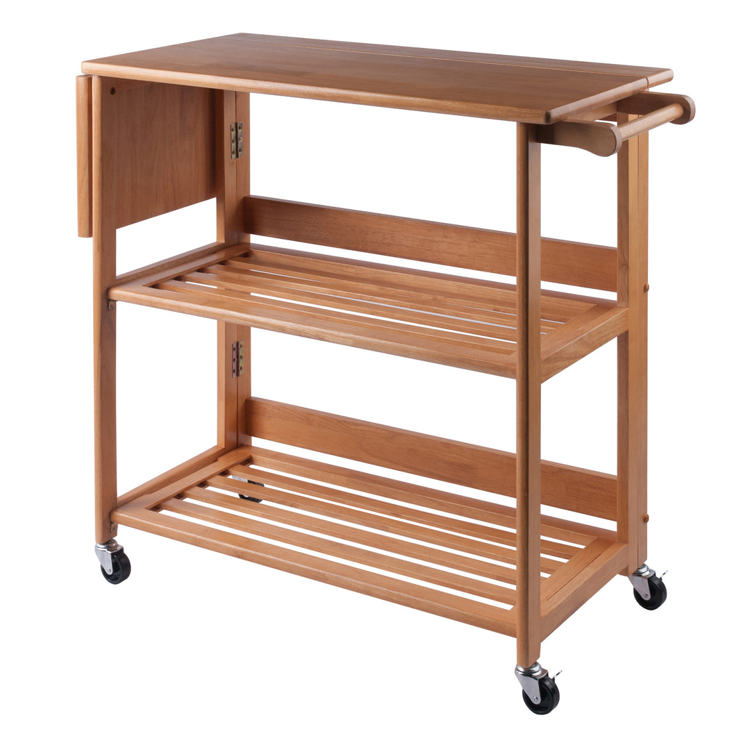 Radley Kitchen Cart, Foldable, Light Oak